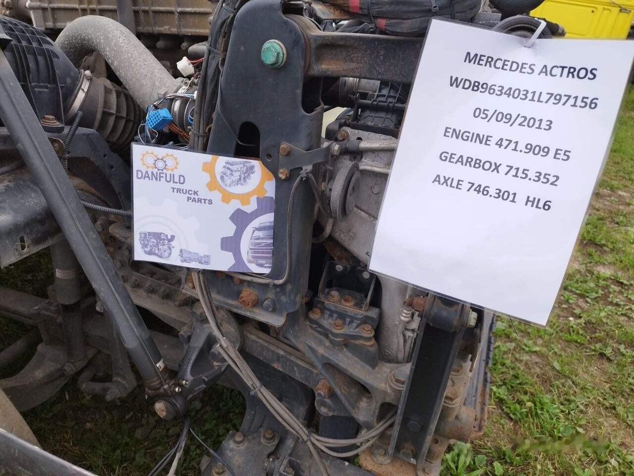 Mercedes-Benz Actros OM471 Mercedes-Benz Actros truck - Bastidor/ Chasis para Camión: foto 1 Mercedes-Benz Actros OM471 Mercedes-Benz Actros truck - Bastidor/ Chasis para Camión: foto 1