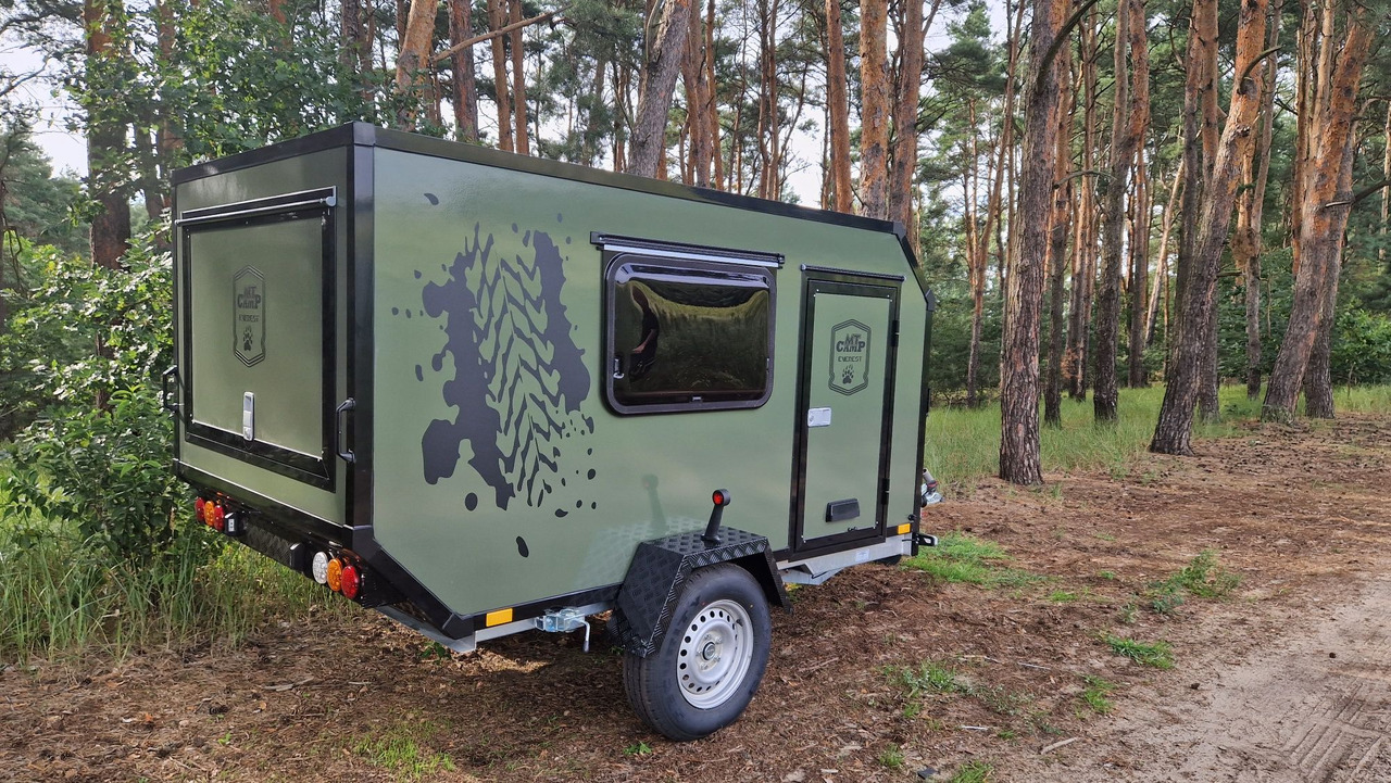 Przyczepa Off-ROAD Wyprawowa kemingowa terenowa Everest MT-CAMP Olive - Remolque de coche: foto 2 Przyczepa Off-ROAD Wyprawowa kemingowa terenowa Everest MT-CAMP Olive - Remolque de coche: foto 2