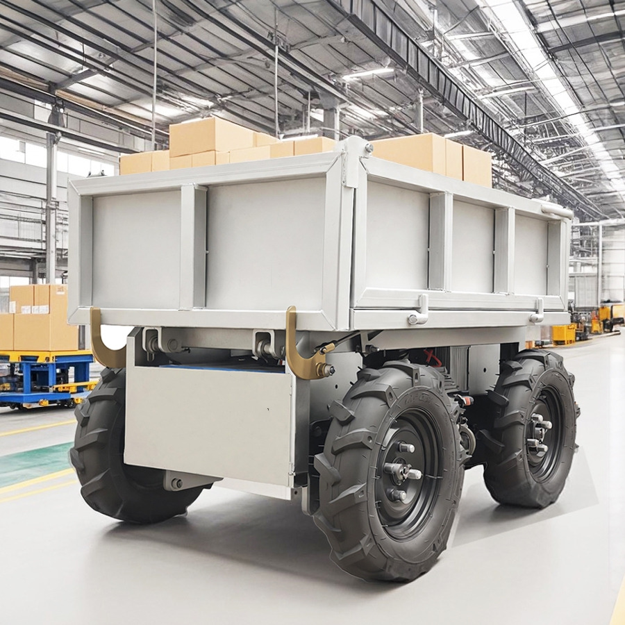 Cuadrimoto nuevo LEZUM D-600 All-Terrain Four-Wheel Drive And Eight-Wheel Drive Transport Truck, Mountain Area Farm Orchard Greenhouse Construction Site Creeper Remote Control Electric Agricultural Transport Vehicle: foto 6