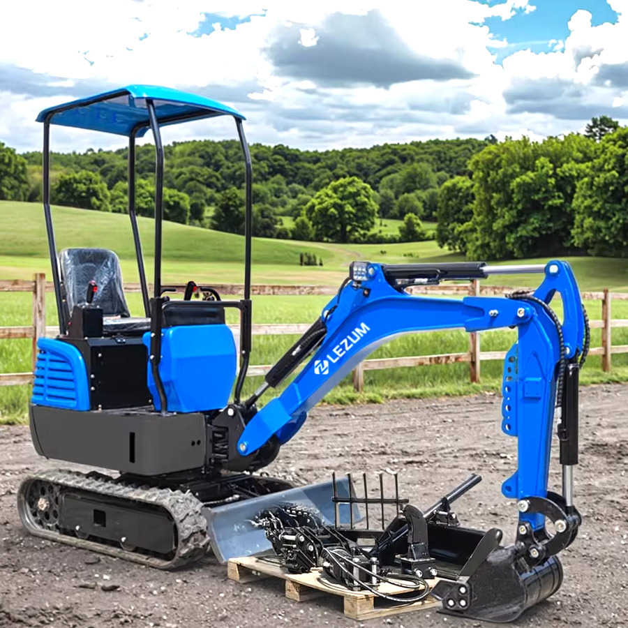 LEZUM Factory Sale Hybrid Mini Digger Excavators Home Farm Electric Remote Control Compact Pilot Digger Excavator with Free Shipping - Miniexcavadora: foto 1 LEZUM Factory Sale Hybrid Mini Digger Excavators Home Farm Electric Remote Control Compact Pilot Digger Excavator with Free Shipping - Miniexcavadora: foto 1