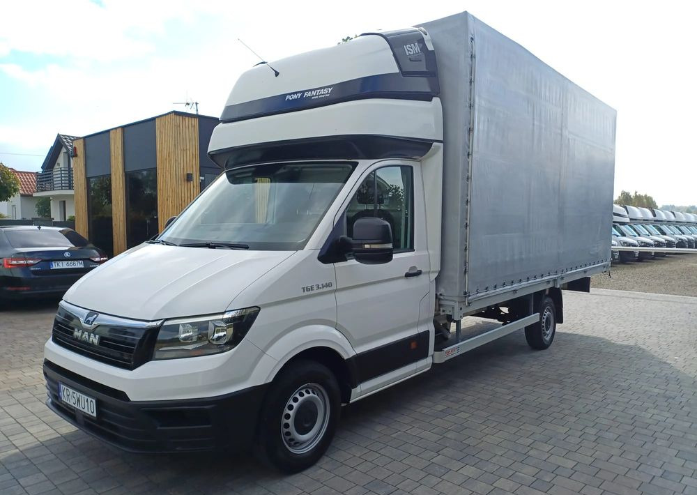 MAN TGE 10 PALET zaw.poduszki 2021r EURO 6 - Furgoneta con lona: foto 2 MAN TGE 10 PALET zaw.poduszki 2021r EURO 6 - Furgoneta con lona: foto 2