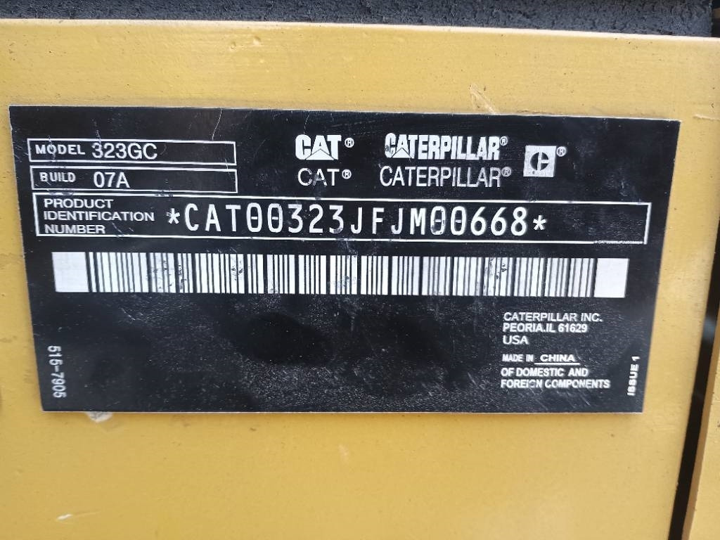 CAT 323GC - Excavadora de cadenas: foto 5 CAT 323GC - Excavadora de cadenas: foto 5