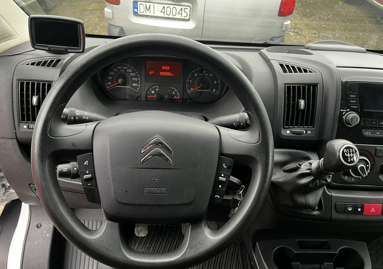 Furgón Citroen Jumper Jumper 2.2-140KM Długi Wysoki Klima Kamera 106tkm Model 2022: foto 13