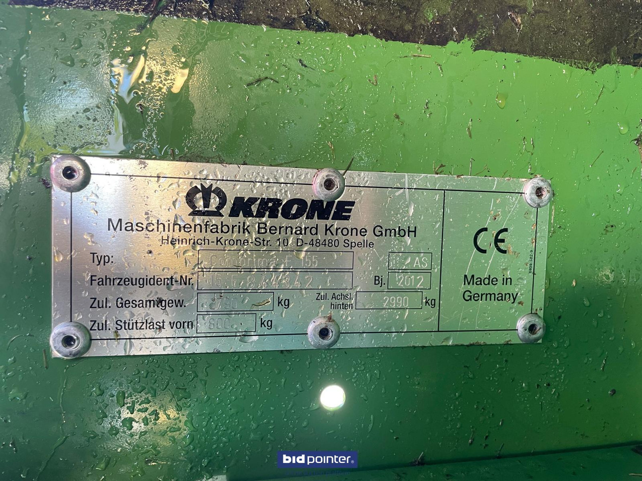 Krone Comprima F 155 XC - Rotoempacadora: foto 4 Krone Comprima F 155 XC - Rotoempacadora: foto 4