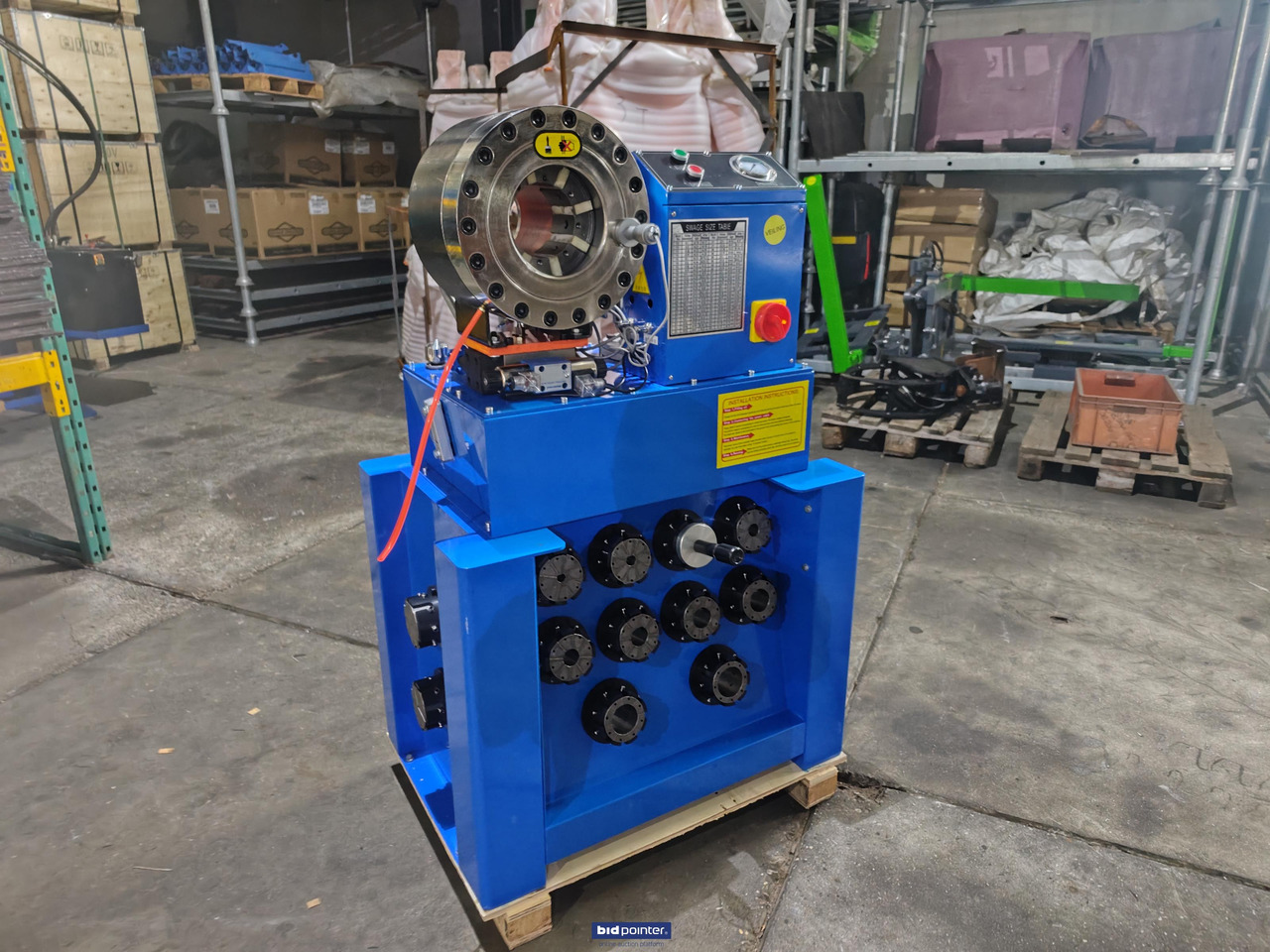 Equipo de taller Slangen pers met trompet 380V: foto 1