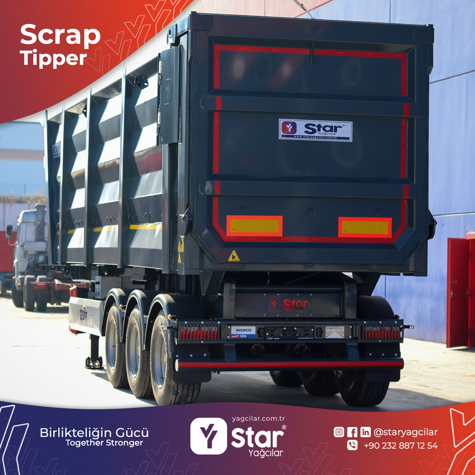 STAR YAGCILAR SY - Tipper scrap - Semirremolque volquete: foto 1 STAR YAGCILAR SY - Tipper scrap - Semirremolque volquete: foto 1