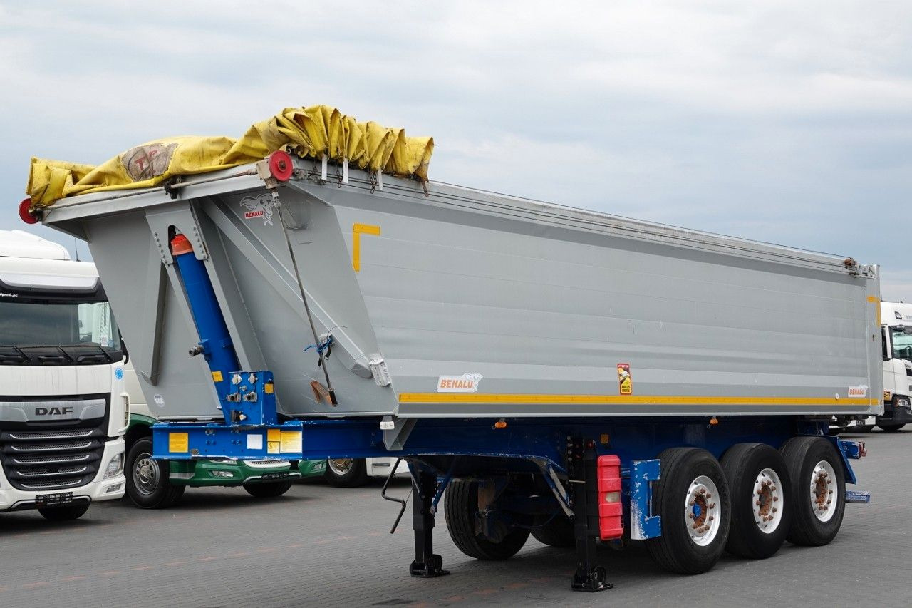 Benalu WYWROTKA / 26 m3 / ALUMINIOWA / OŚ PODNOSZONA / - Semirremolque volquete: foto 2 Benalu WYWROTKA / 26 m3 / ALUMINIOWA / OŚ PODNOSZONA / - Semirremolque volquete: foto 2