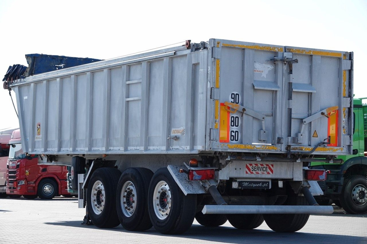 Benalu WYWROTKA / 28 m3 / ALUMINIOWA / OŚ PODNOSZONA / - Semirremolque volquete: foto 3 Benalu WYWROTKA / 28 m3 / ALUMINIOWA / OŚ PODNOSZONA / - Semirremolque volquete: foto 3