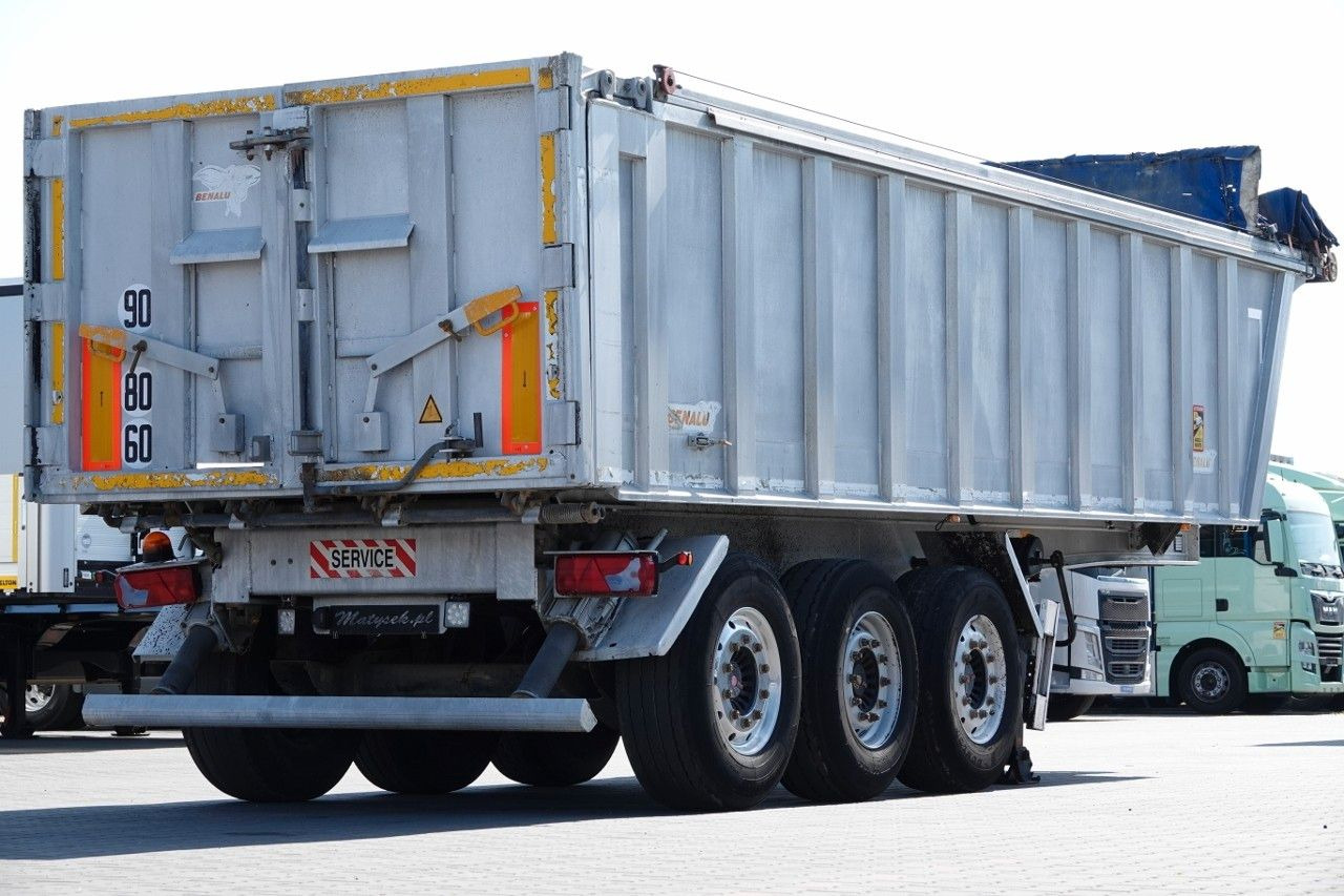 Benalu WYWROTKA / 28 m3 / ALUMINIOWA / OŚ PODNOSZONA / - Semirremolque volquete: foto 5 Benalu WYWROTKA / 28 m3 / ALUMINIOWA / OŚ PODNOSZONA / - Semirremolque volquete: foto 5