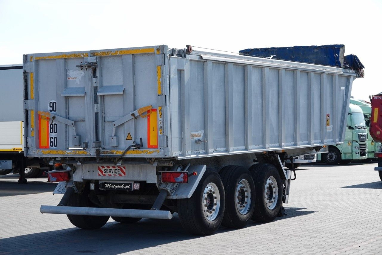Benalu WYWROTKA / 28 m3 / ALUMINIOWA / OŚ PODNOSZONA / - Semirremolque volquete: foto 4 Benalu WYWROTKA / 28 m3 / ALUMINIOWA / OŚ PODNOSZONA / - Semirremolque volquete: foto 4