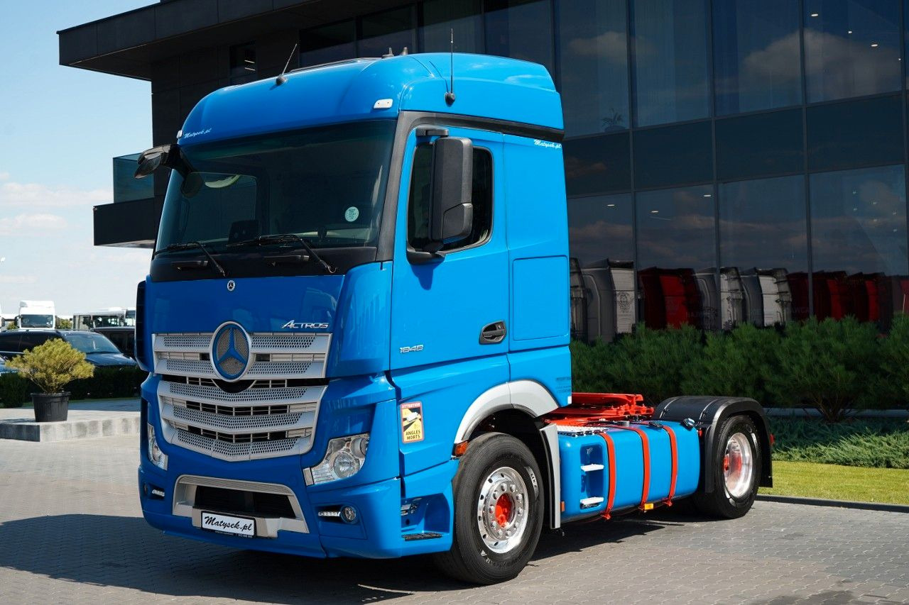 Mercedes-Benz ACTROS 1848 / STREAM SPACE 2019 / ALUFELGI / PO - Cabeza tractora: foto 1 Mercedes-Benz ACTROS 1848 / STREAM SPACE 2019 / ALUFELGI / PO - Cabeza tractora: foto 1