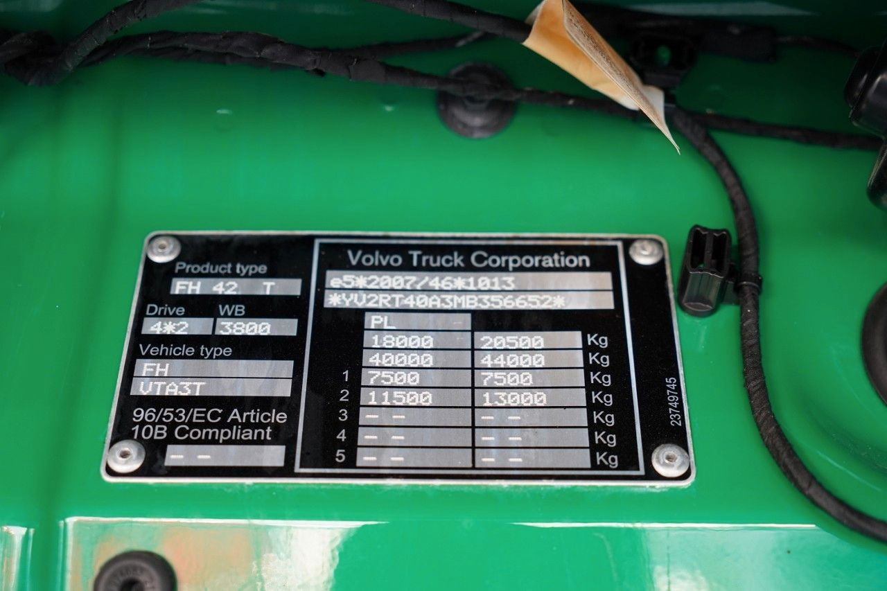 Cabeza tractora Volvo FH 500 / I-SAVE / RETARDER / HYDRAULIKA / I-PARK: foto 40