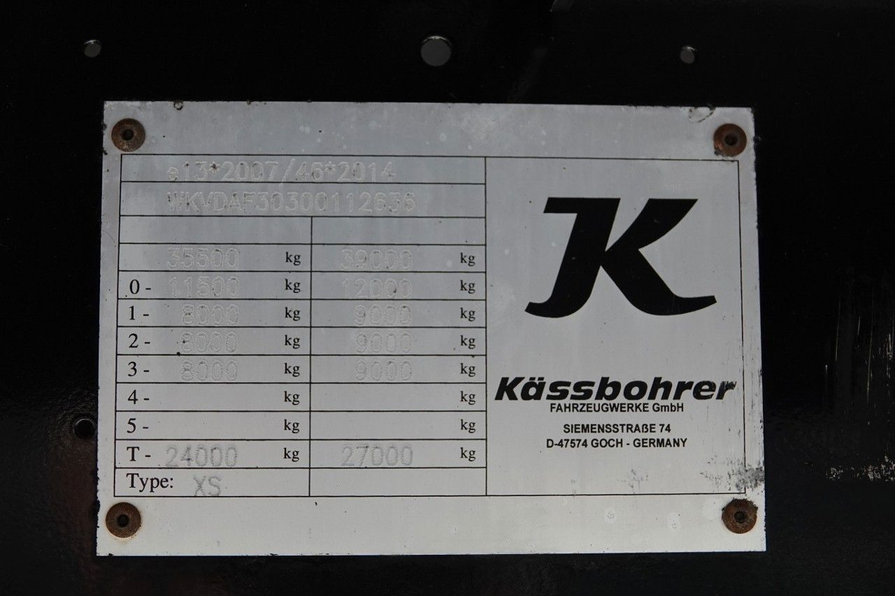 Semirremolque lona Kässbohrer FIRANKA / MEGA / LOWDECK / 2020 ROK / DACH PODNO: foto 18