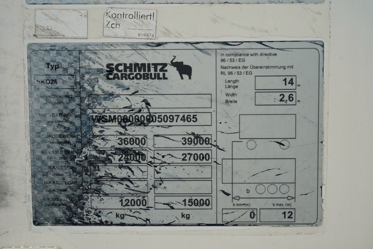 Semirremolque frigorífico Schmitz Cargobull / CHŁODNIA / THERMO KING SLX 300 / HAKÓWKA / OŚ: foto 19