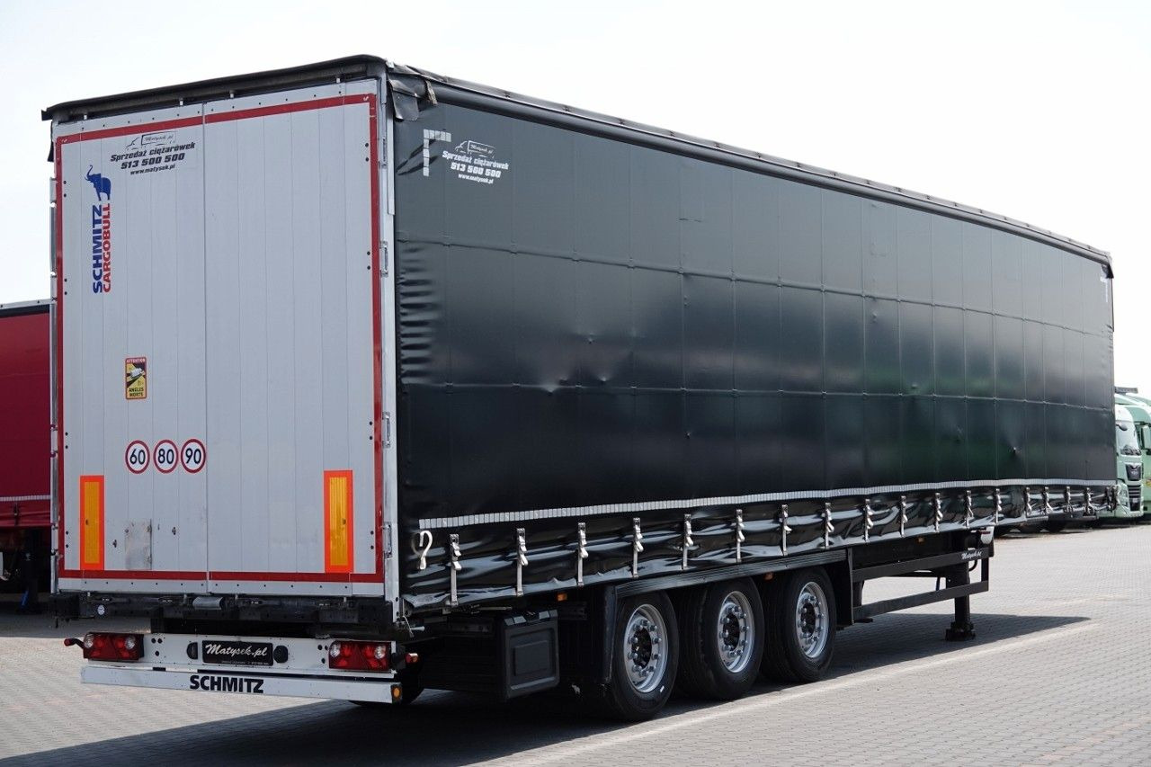 Schmitz Cargobull FIRANKA / VARIOS / 385/55 R22,5 / DACH PODNOSZO - Semirremolque lona: foto 4 Schmitz Cargobull FIRANKA / VARIOS / 385/55 R22,5 / DACH PODNOSZO - Semirremolque lona: foto 4