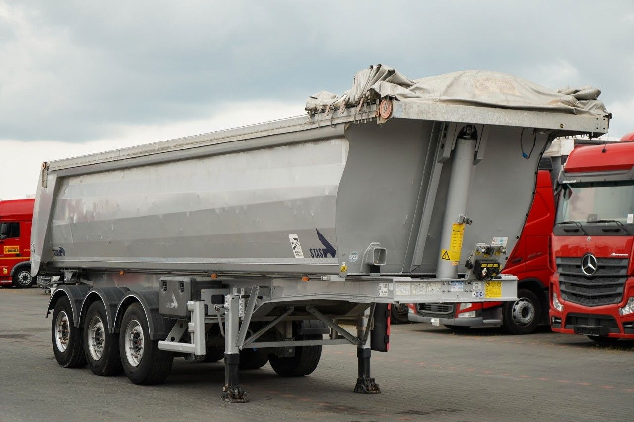 Stas WYWROTKA / 26m3 / ALUMINIOWA / OŚ PONOSZONA / S - Semirremolque volquete: foto 1 Stas WYWROTKA / 26m3 / ALUMINIOWA / OŚ PONOSZONA / S - Semirremolque volquete: foto 1