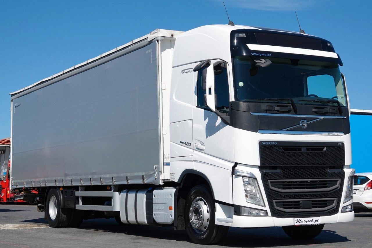 Volvo FH 420 / 4x2 / SOLÓWKA / FIRANKA 9.10 M / I-PARK - Camión lona: foto 4 Volvo FH 420 / 4x2 / SOLÓWKA / FIRANKA 9.10 M / I-PARK - Camión lona: foto 4