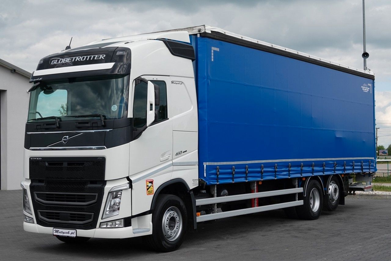 Volvo FH 460 / 6X2 / SOLÓWKA / FIRANKA 9.45 M / I-PARK - Camión lona: foto 1 Volvo FH 460 / 6X2 / SOLÓWKA / FIRANKA 9.45 M / I-PARK - Camión lona: foto 1