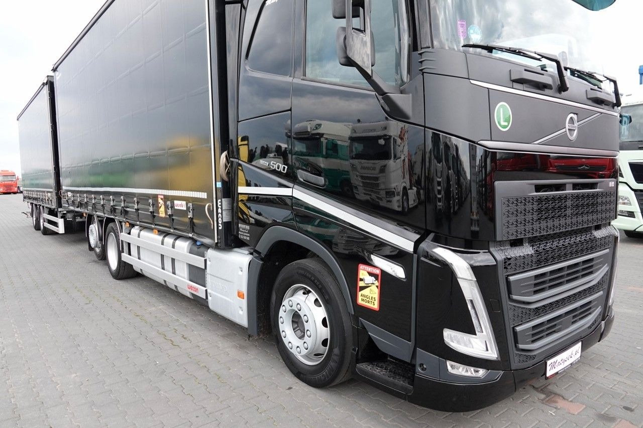 Volvo FH 500 / I-SAVE / XL / ZESTAW TANDEM PRZEJAZDOWY - Camión lona: foto 5 Volvo FH 500 / I-SAVE / XL / ZESTAW TANDEM PRZEJAZDOWY - Camión lona: foto 5