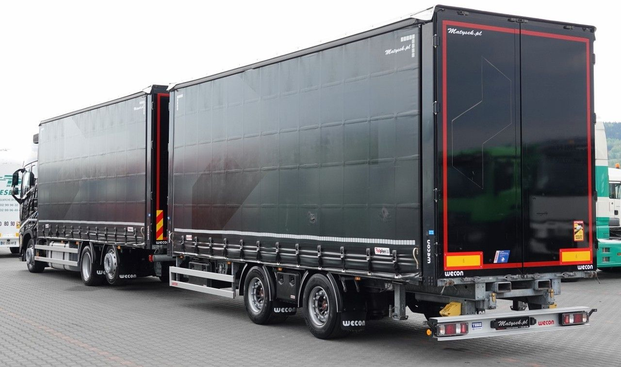 Volvo FH 500 / I-SAVE / XL / ZESTAW TANDEM PRZEJAZDOWY - Camión lona: foto 3 Volvo FH 500 / I-SAVE / XL / ZESTAW TANDEM PRZEJAZDOWY - Camión lona: foto 3