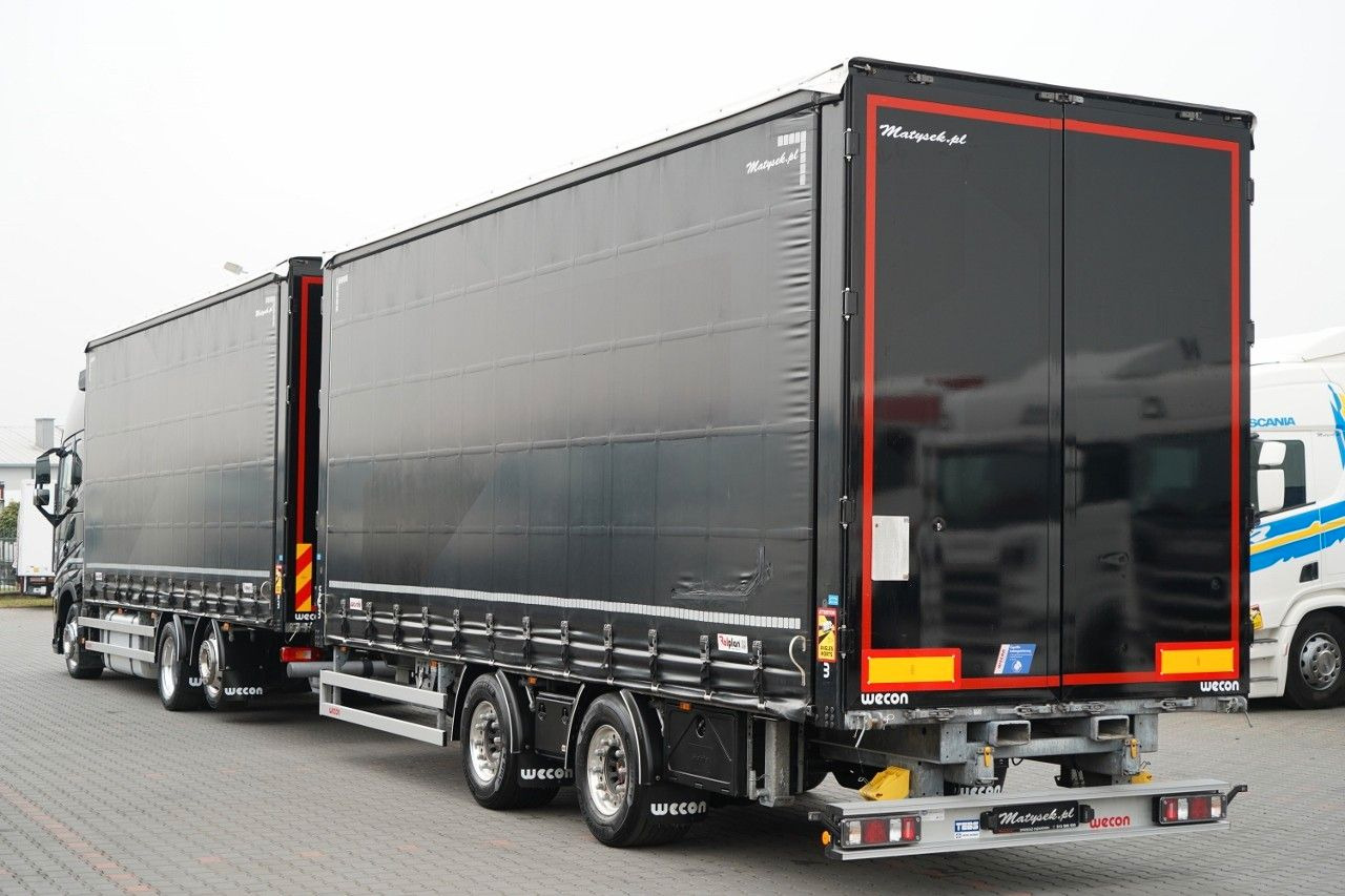 Volvo FH 500 /XXL / ZESTAW TANDEM PRZEJAZDOWY 120 M3 / - Camión lona, Remolque con toldo: foto 5 Volvo FH 500 /XXL / ZESTAW TANDEM PRZEJAZDOWY 120 M3 / - Camión lona, Remolque con toldo: foto 5