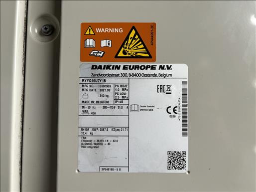 Maquinaria de alimentación Daikin VRV1V Loop Condensing unit: foto 6
