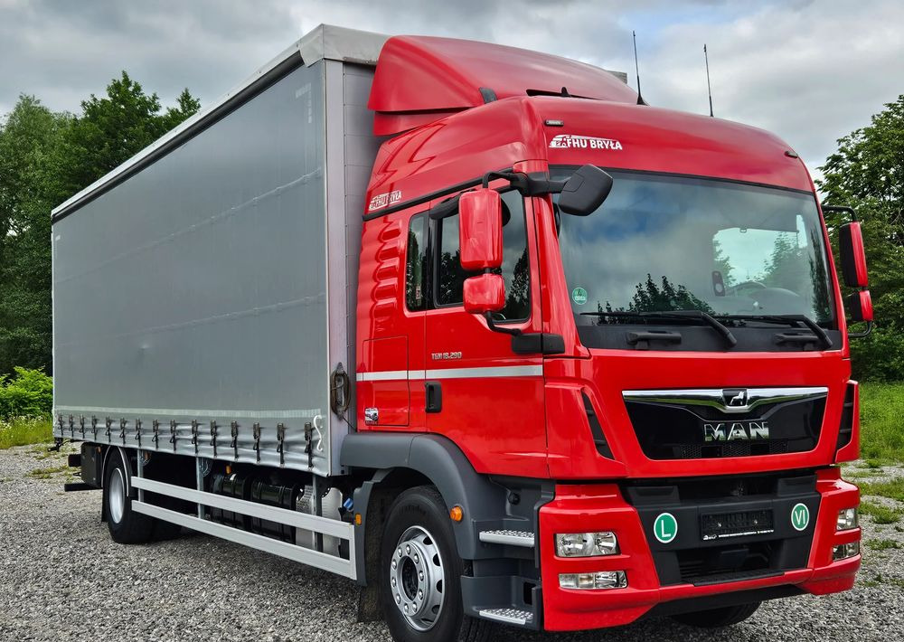 MAN TGM 18.290/15.290/E6/21PALET/9400 ŁADOWNOŚĆ/SERWISOWANY/NISKI PRZEBIEG/WINDA/FIRANKA/SPROWADZONY/2019/NISKI PRZEBIEG/PIERWSZY WŁAŚCICIEL/ - Camión lona: foto 1 MAN TGM 18.290/15.290/E6/21PALET/9400 ŁADOWNOŚĆ/SERWISOWANY/NISKI PRZEBIEG/WINDA/FIRANKA/SPROWADZONY/2019/NISKI PRZEBIEG/PIERWSZY WŁAŚCICIEL/ - Camión lona: foto 1