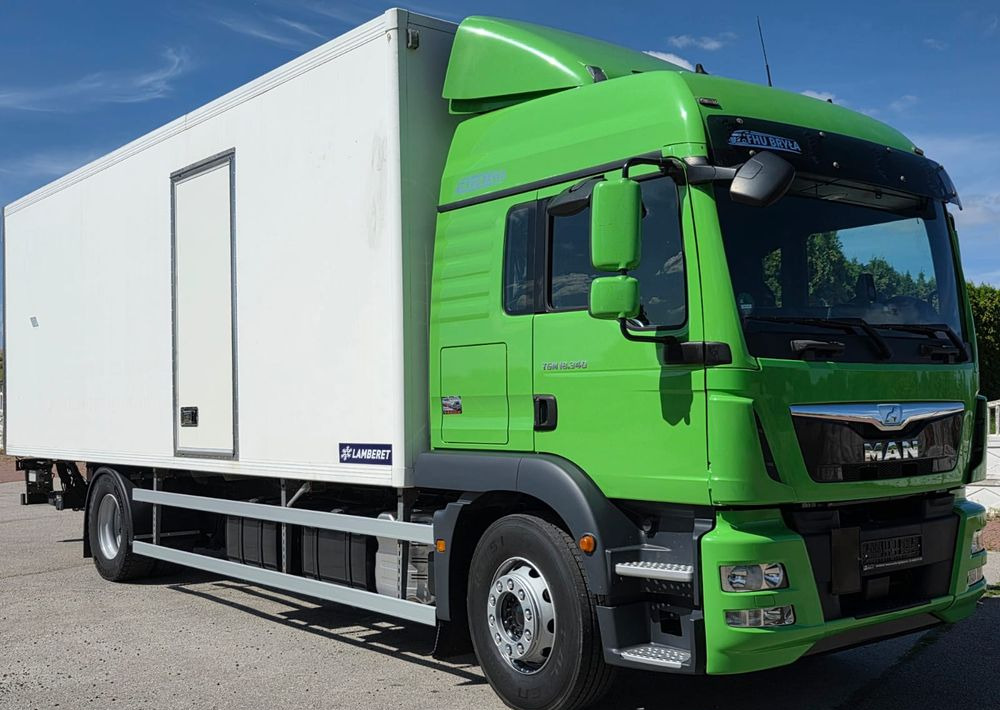 MAN TGM 18.340 / 18.290 / 15.290 / IZOTERMA / WINDA / 19PALET /E6 / SPROWADZONY / AUTOMAT / SYPIALKA / PIERWSZY WŁAŚCICIEL / BOCZNE DRZWI / STAN BARDZO DOBRY - Camión frigorífico: foto 1 MAN TGM 18.340 / 18.290 / 15.290 / IZOTERMA / WINDA / 19PALET /E6 / SPROWADZONY / AUTOMAT / SYPIALKA / PIERWSZY WŁAŚCICIEL / BOCZNE DRZWI / STAN BARDZO DOBRY - Camión frigorífico: foto 1