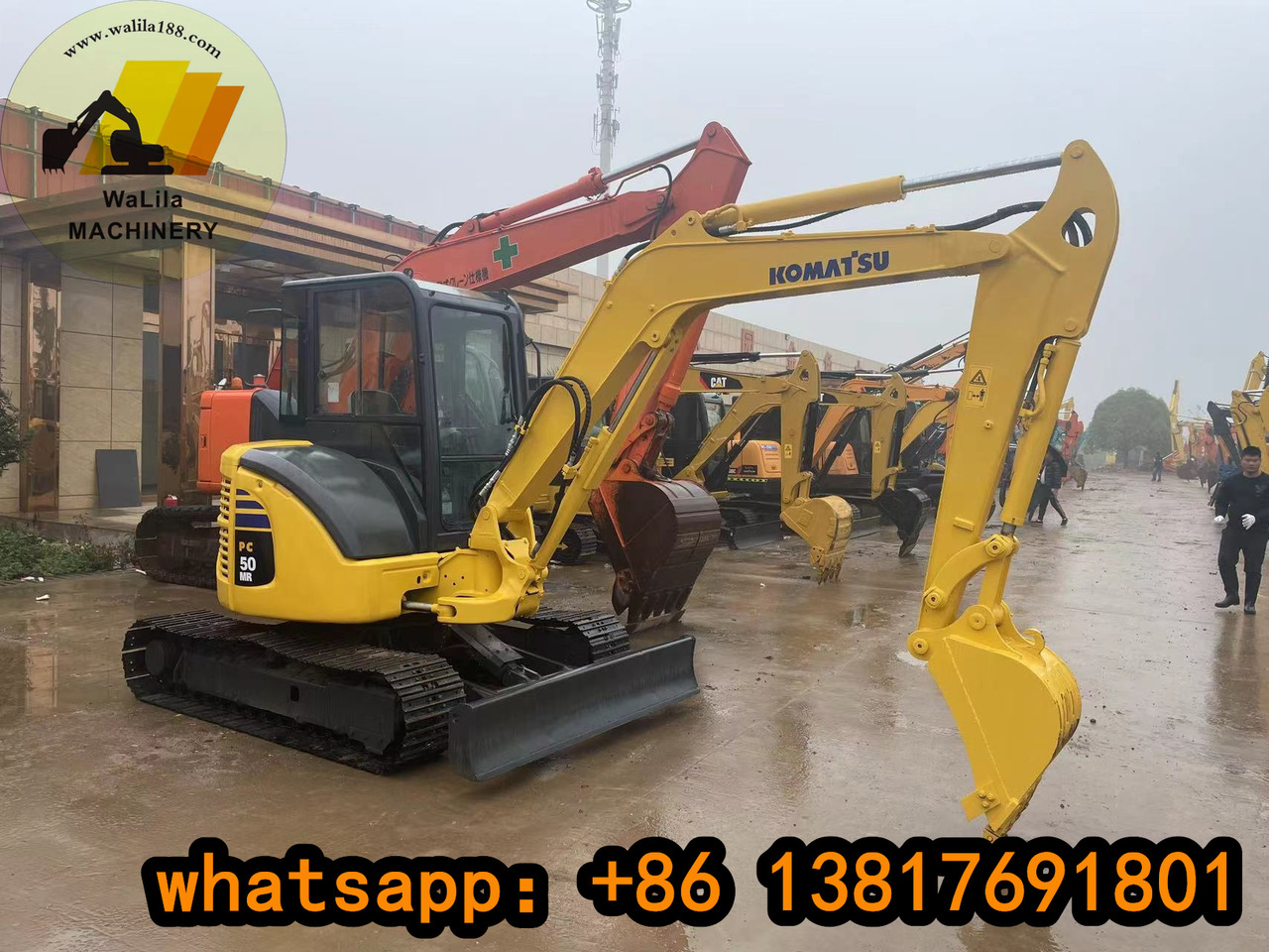 Komatsu PC 50 MR KOMATSU mini excavator Komatsu PC60, PC55, PC50 - Miniexcavadora: foto 1 Komatsu PC 50 MR KOMATSU mini excavator Komatsu PC60, PC55, PC50 - Miniexcavadora: foto 1