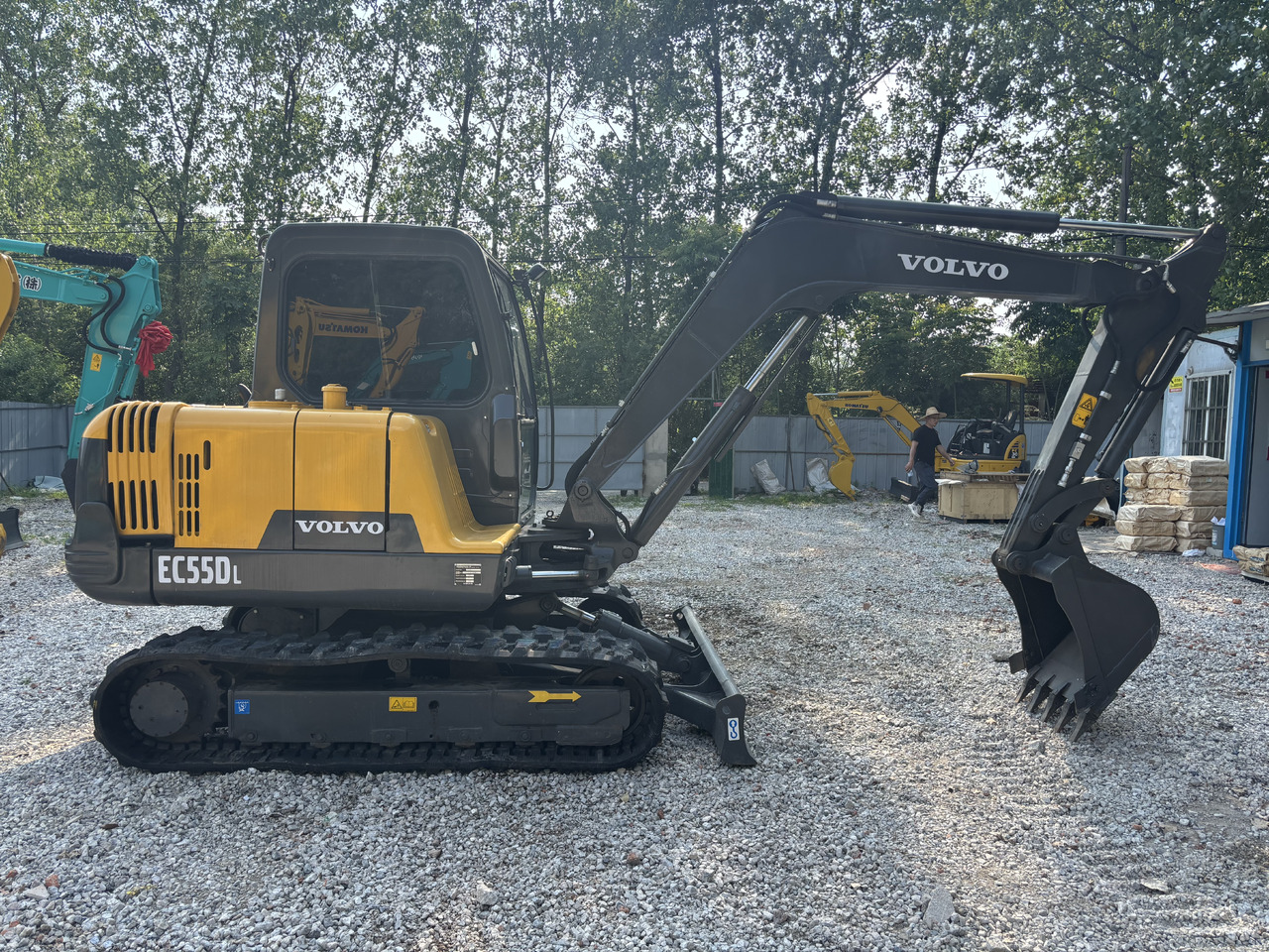 Miniexcavadora Volvo EC55D Rubber track: foto 6