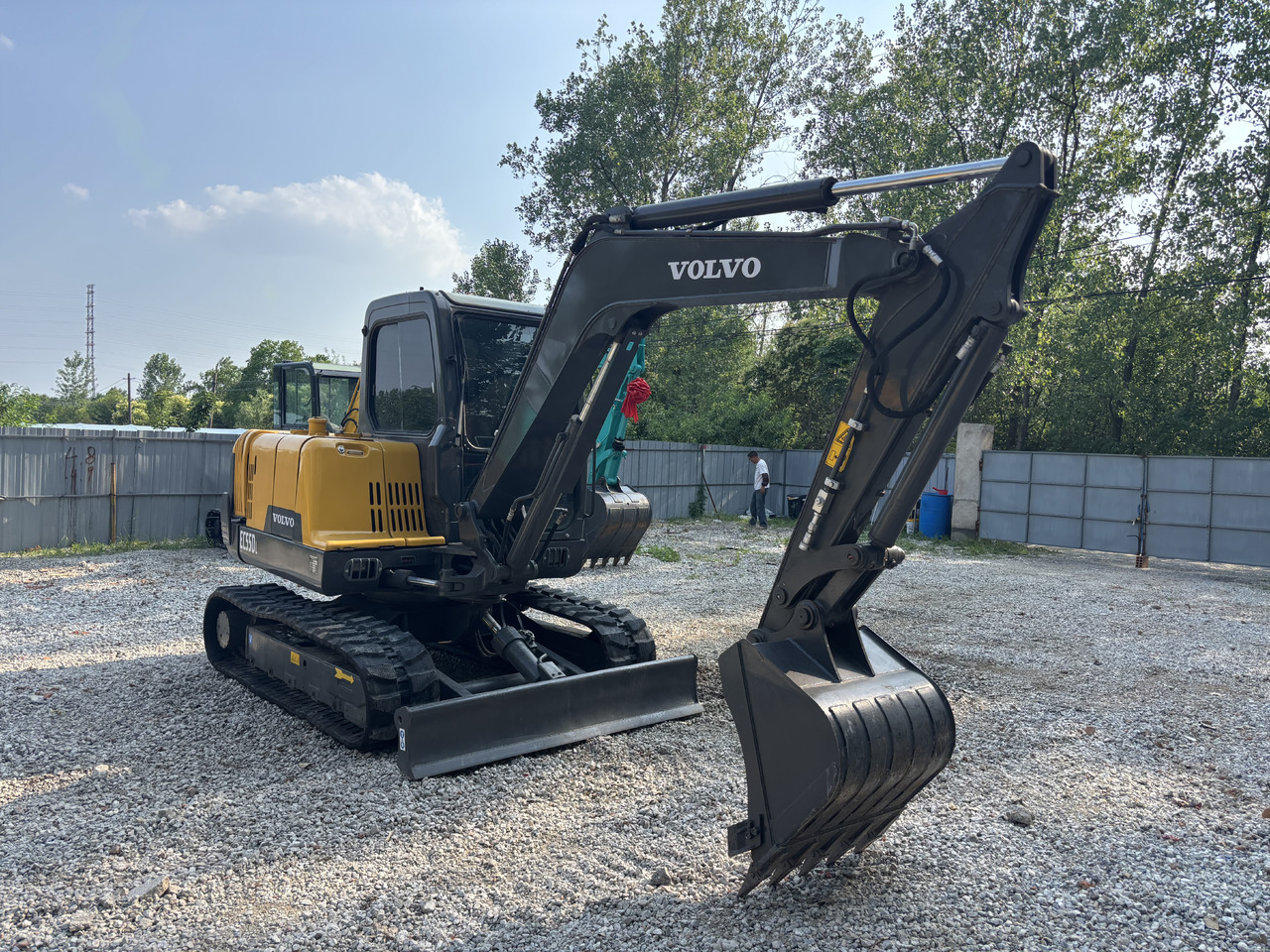 Miniexcavadora Volvo EC55D Rubber track: foto 7