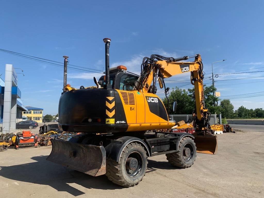 JCB JS 145 W+Engcon Rototilt+Sistem Laser 2D Leica Ico - Excavadora de ruedas: foto 4 JCB JS 145 W+Engcon Rototilt+Sistem Laser 2D Leica Ico - Excavadora de ruedas: foto 4