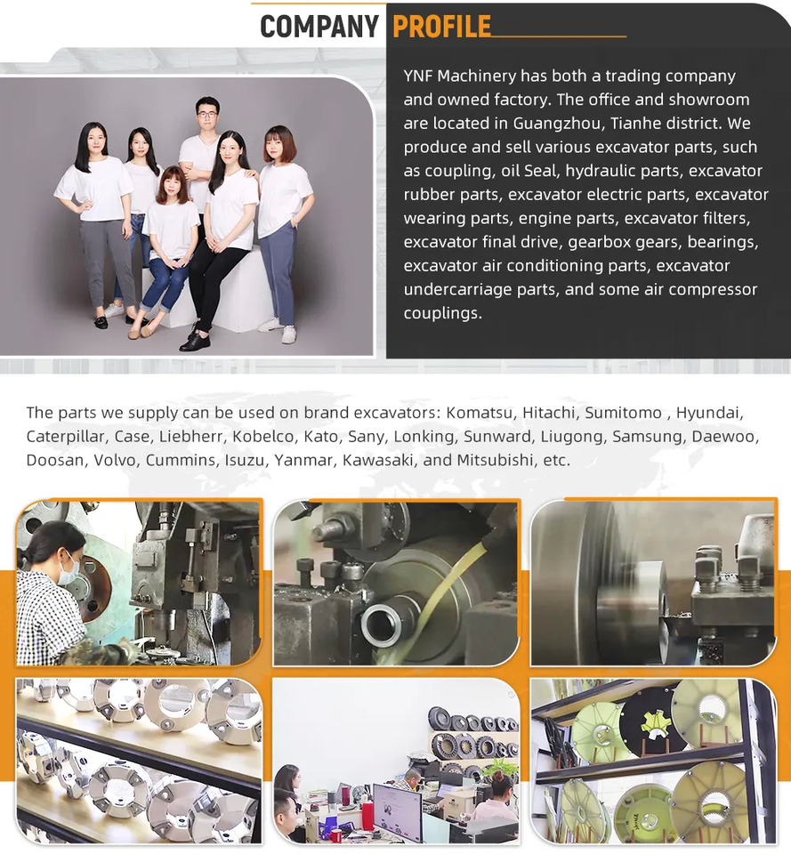 Embrague y piezas nuevo YNF High Quality Construction Machinery Parts Flexible Coupling 25H CF-H-25 Excavator Coupling: foto 7