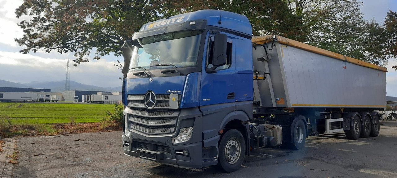Cabeza tractora Mercedes-Benz Actros 1843LS 4x2 G.Haus/Hochdach Kipphyd./2-Kre: foto 7