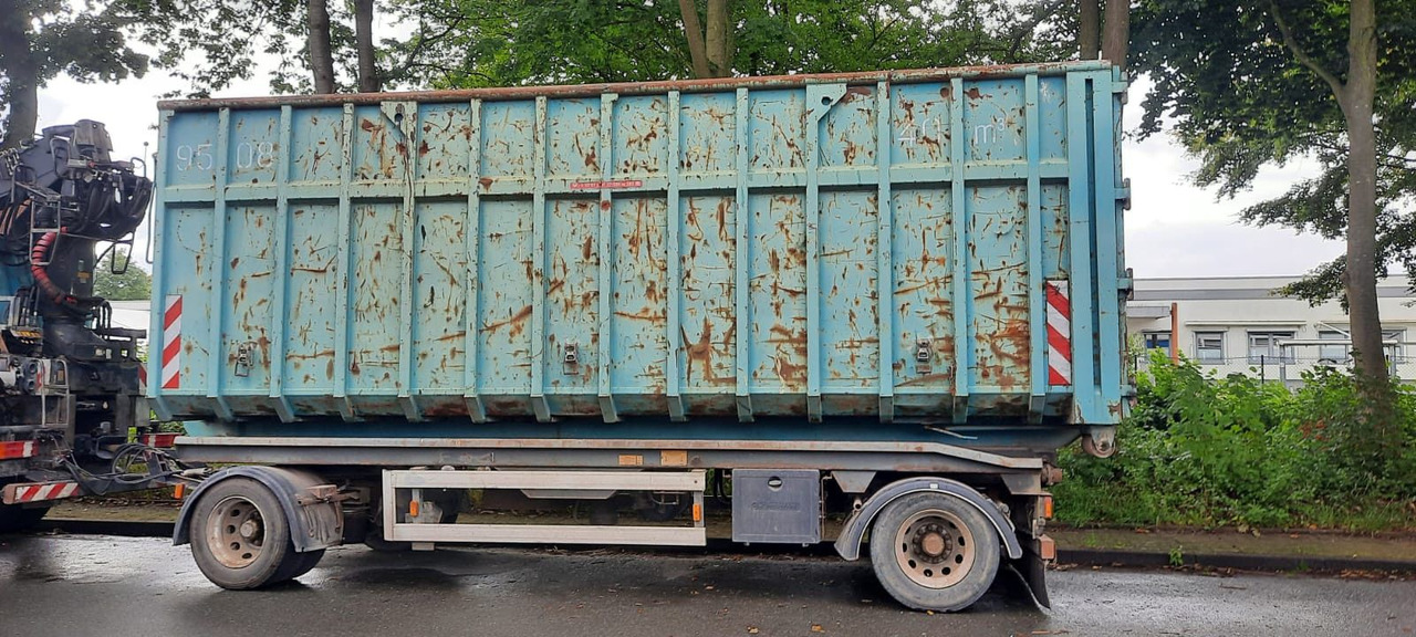 Hüffermann HAR 1870 ohne container - Remolque multilift/ Portacontenedores de cadenas: foto 1 Hüffermann HAR 1870 ohne container - Remolque multilift/ Portacontenedores de cadenas: foto 1