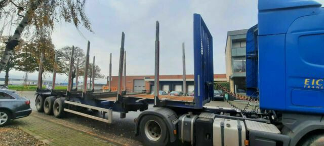 Kässbohrer SCV Plattform Mit Rungen 3 Achser - Semirremolque maderero: foto 5 Kässbohrer SCV Plattform Mit Rungen 3 Achser - Semirremolque maderero: foto 5