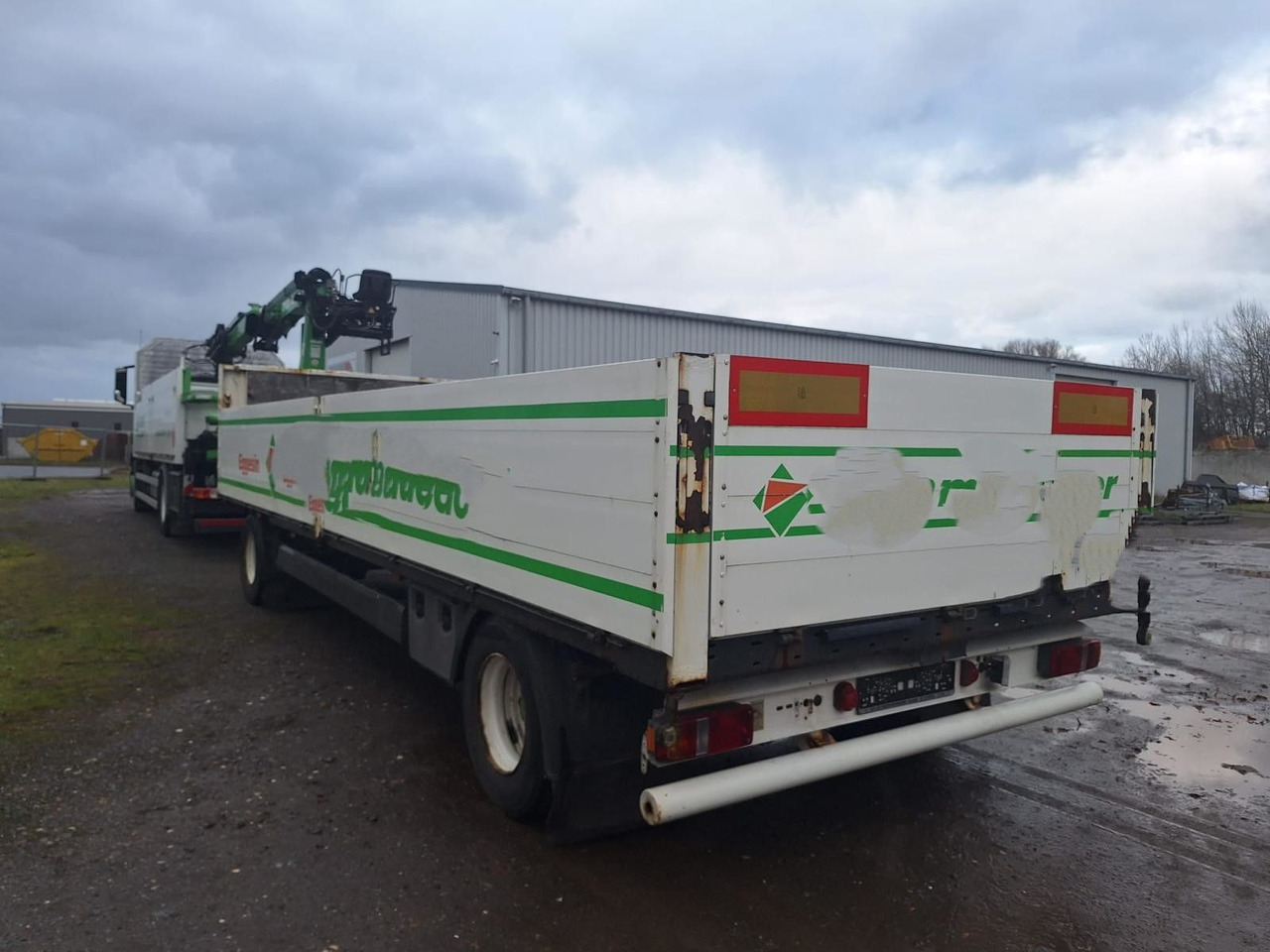 Krone AZP 18 Baustoffanhänger - Remolque plataforma/ Caja abierta: foto 2 Krone AZP 18 Baustoffanhänger - Remolque plataforma/ Caja abierta: foto 2
