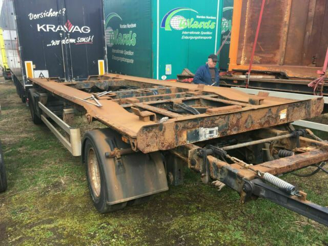 Meiller HKM Luftgefedert ABS BPW-Achsen - Remolque multilift/ Portacontenedores de cadenas: foto 1 Meiller HKM Luftgefedert ABS BPW-Achsen - Remolque multilift/ Portacontenedores de cadenas: foto 1