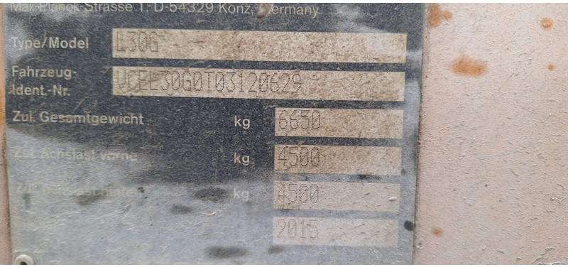 Cargadora de ruedas Volvo L30G: foto 8