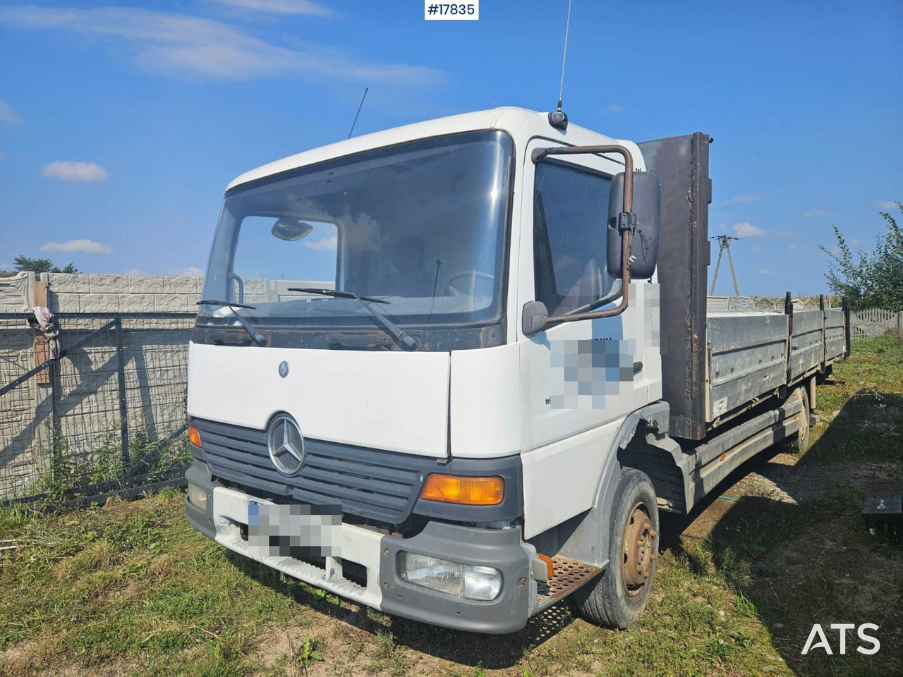 2003 Mercedes Atego 918 - Camión caja abierta: foto 1 2003 Mercedes Atego 918 - Camión caja abierta: foto 1