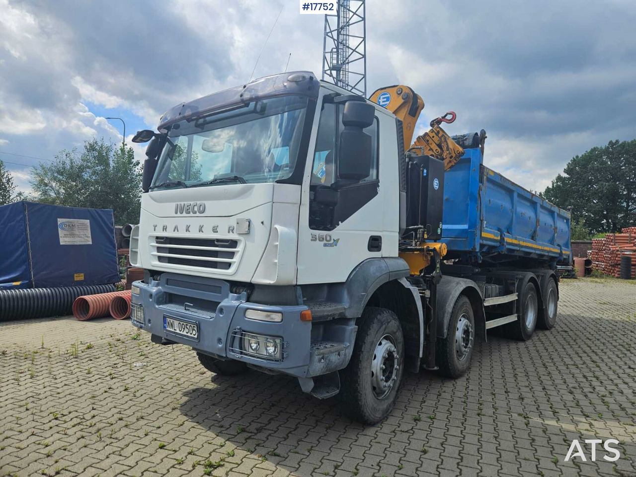 2007 Iveco Trakker +EFFER 210 3s - Camión grúa, Camión volquete: foto 1 2007 Iveco Trakker +EFFER 210 3s - Camión grúa, Camión volquete: foto 1