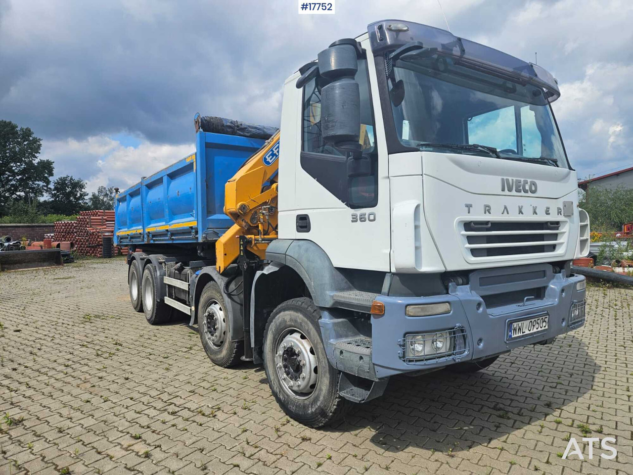2007 Iveco Trakker +EFFER 210 3s - Camión grúa, Camión volquete: foto 4 2007 Iveco Trakker +EFFER 210 3s - Camión grúa, Camión volquete: foto 4