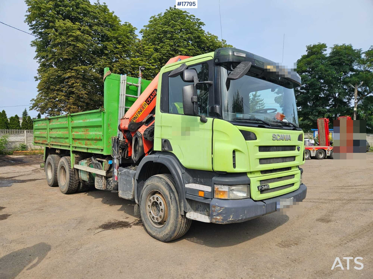 2007 Scania P 340 - Camión caja abierta, Camión grúa: foto 1 2007 Scania P 340 - Camión caja abierta, Camión grúa: foto 1