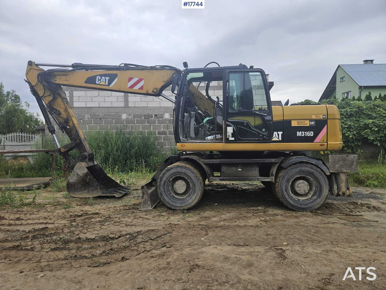 Excavadora de ruedas 2008 CAT M316D: foto 6