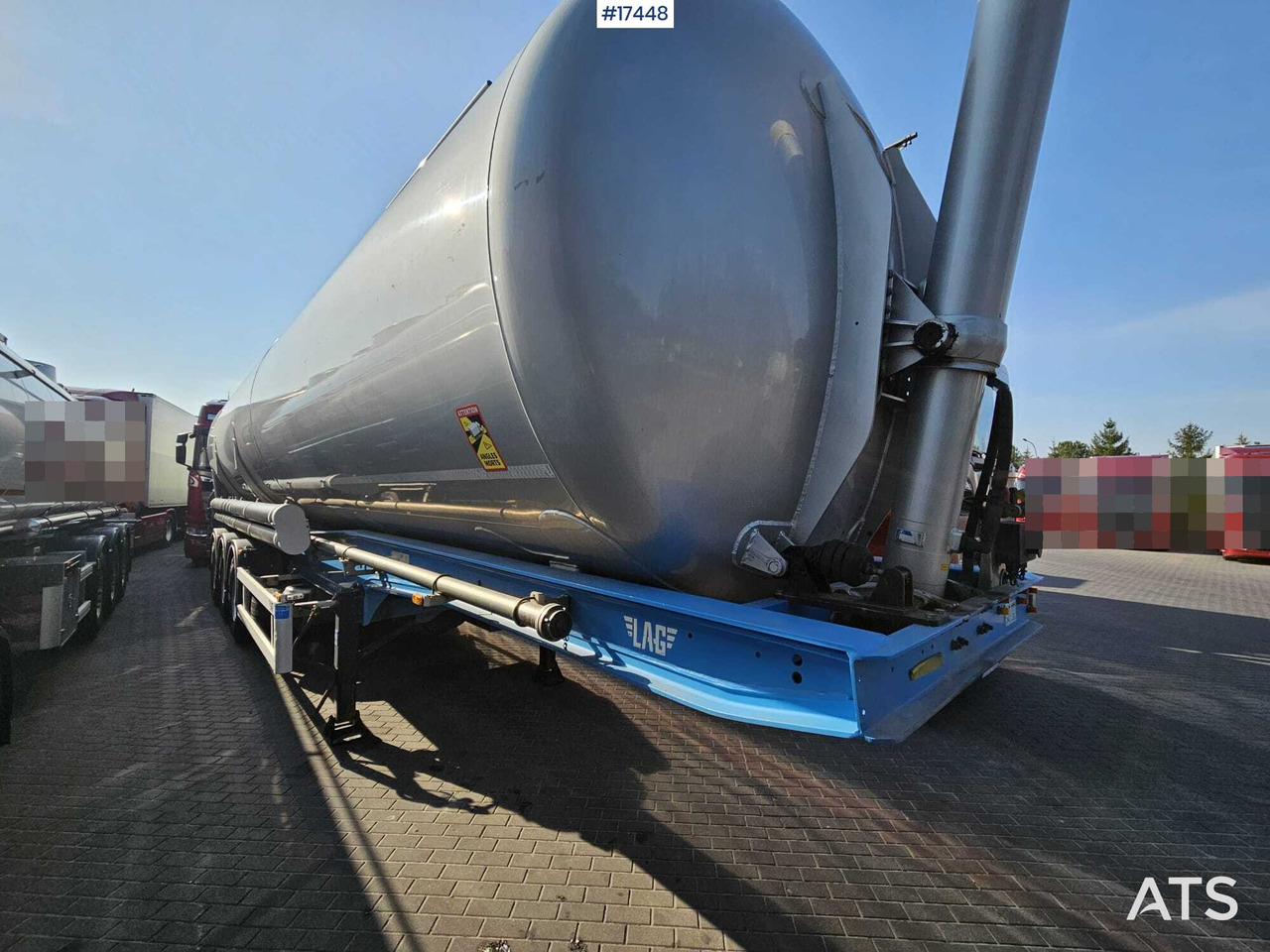 2018 Lag 0-3-TI silos do materiałów sypkich - Semirremolque silo: foto 4 2018 Lag 0-3-TI silos do materiałów sypkich - Semirremolque silo: foto 4