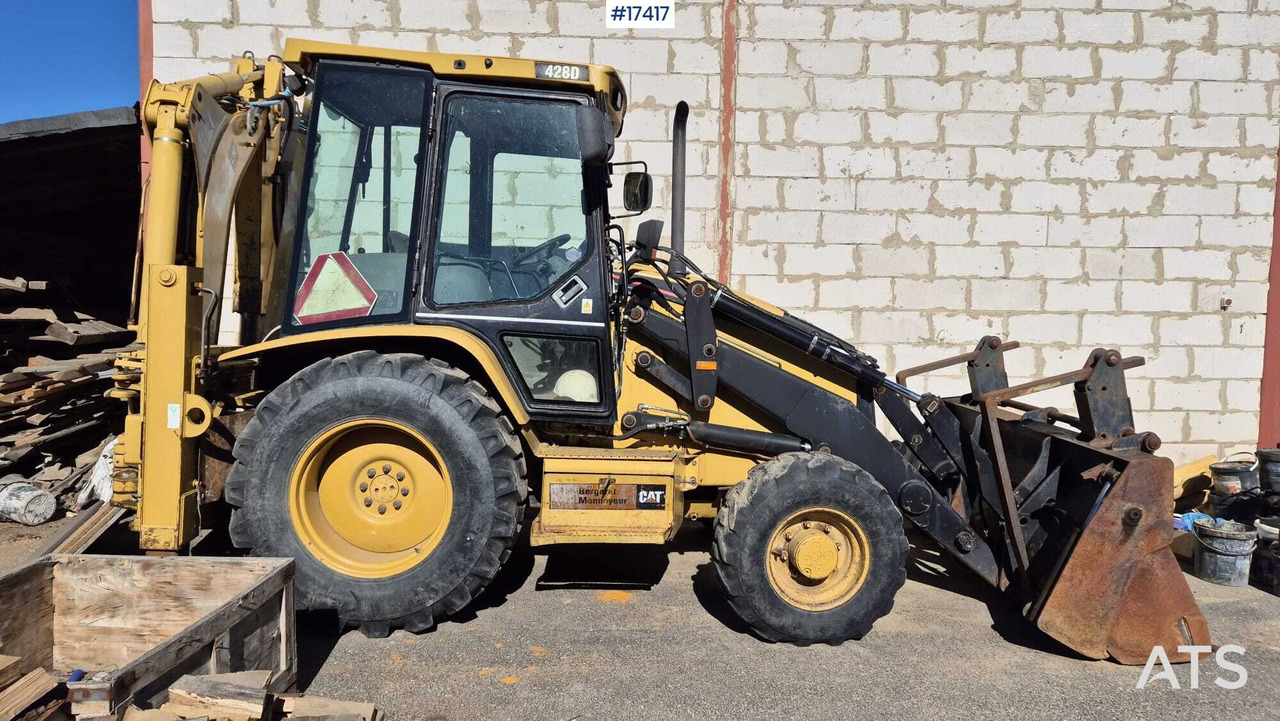 Backhoe loader CATERPILLAR 428 D 4x4 (2004) - Retroexcavadora: foto 1 Backhoe loader CATERPILLAR 428 D 4x4 (2004) - Retroexcavadora: foto 1