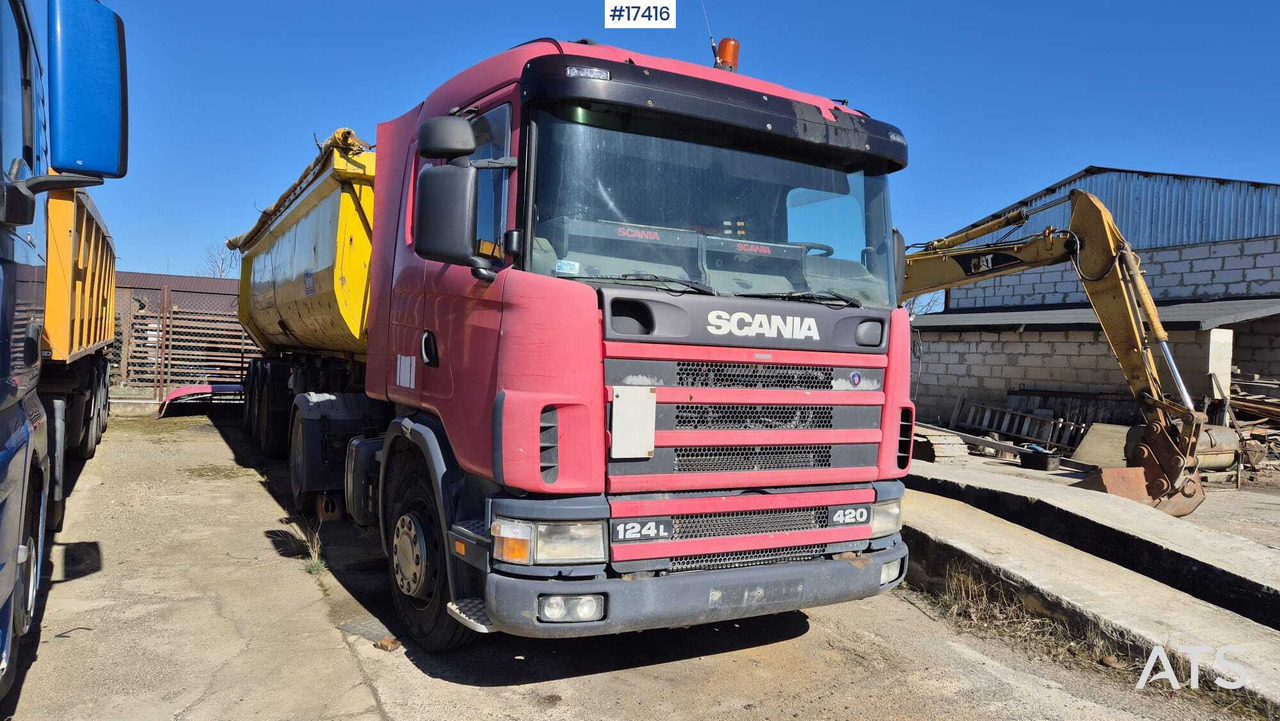 Tractor SCANIA 124L 420KM (2003) + BERGER tipper semi-trailer (2007) - Cabeza tractora: foto 2 Tractor SCANIA 124L 420KM (2003) + BERGER tipper semi-trailer (2007) - Cabeza tractora: foto 2