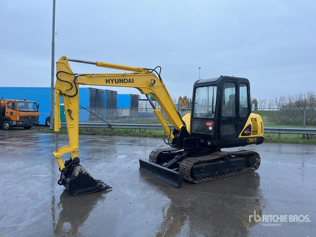 2012 Hyundai R55-7 Mini Excavator: <6.6t - Miniexcavadora: foto 1 2012 Hyundai R55-7 Mini Excavator: <6.6t - Miniexcavadora: foto 1