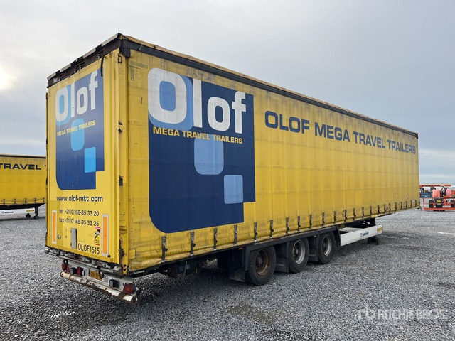 2015 Krone Mega Sattelauflieger Curtain Side Trailer - Remolque con toldo: foto 3 2015 Krone Mega Sattelauflieger Curtain Side Trailer - Remolque con toldo: foto 3