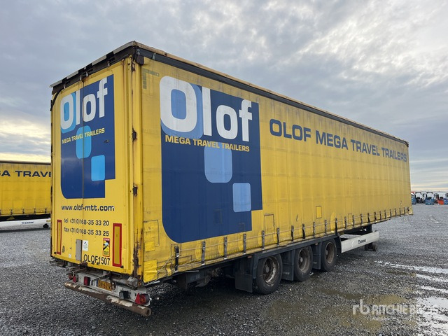 2015 Krone Mega Sattelauflieger Tri/A Curtain Side Trailer - Remolque con toldo: foto 3 2015 Krone Mega Sattelauflieger Tri/A Curtain Side Trailer - Remolque con toldo: foto 3